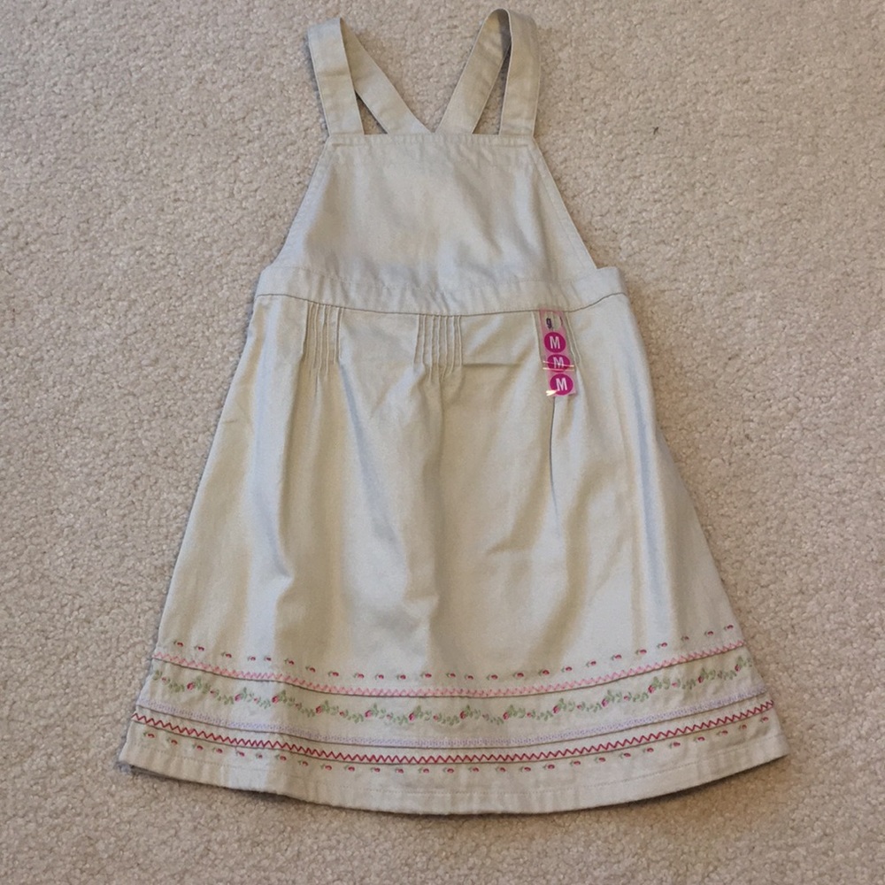 NWT Gymboree khaki overall dress